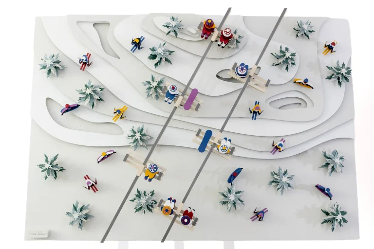 Lifestyle · The Ski Slope · Large Edition by Yossi Shua